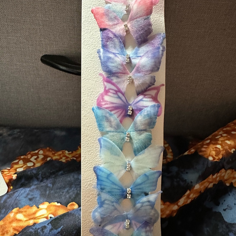 Colorful Butterfly Hair Clips